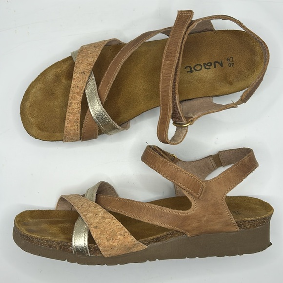 NAOT Womens Sophia Crisscross Leather Sandals size 40 - Picture 2 of 8